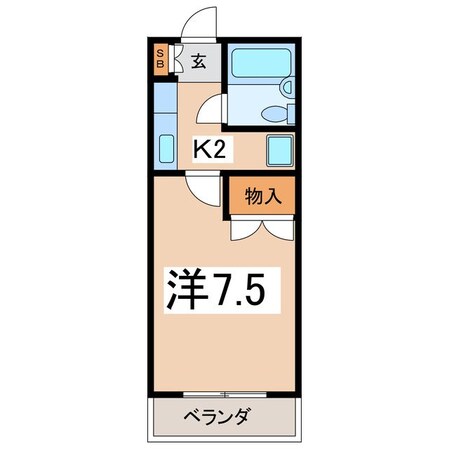 サトーハイツの物件間取画像